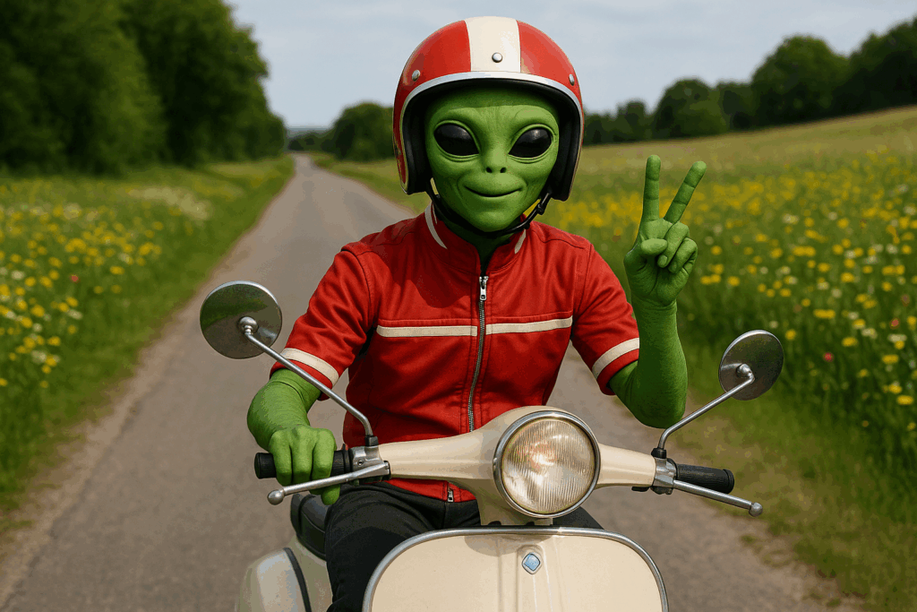 Alien RollerSpaß Fan
